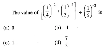 ML Aggarwal Class 8 Solutions for ICSE Maths Chapter 2 Exponents and Powers Objective Type Questions 5