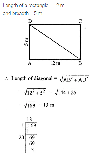 ML Aggarwal Class 8 Solutions for ICSE Maths Chapter 3 Squares and Square Roots Check Your Progress 8