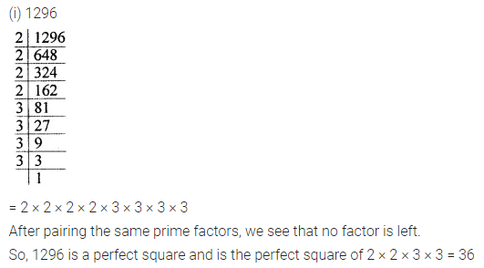 ML Aggarwal Class 8 Solutions for ICSE Maths Chapter 3 Squares and Square Roots Ex 3.1 5