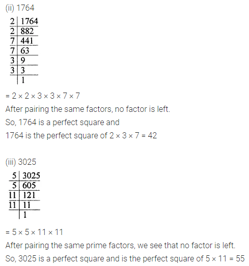 ML Aggarwal Class 8 Solutions for ICSE Maths Chapter 3 Squares and Square Roots Ex 3.1 6