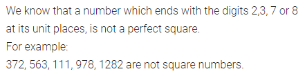 ML Aggarwal Class 8 Solutions for ICSE Maths Chapter 3 Squares and Square Roots Ex 3.2 1