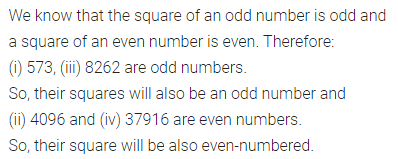 ML Aggarwal Class 8 Solutions for ICSE Maths Chapter 3 Squares and Square Roots Ex 3.2 4