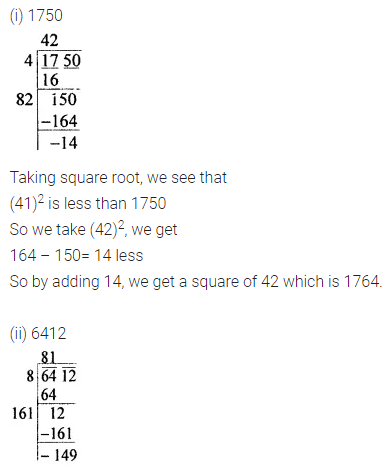 ML Aggarwal Class 8 Solutions for ICSE Maths Chapter 3 Squares and Square Roots Ex 3.4 14