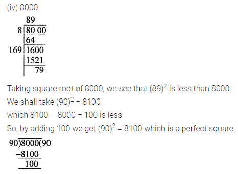 ML Aggarwal Class 8 Solutions for ICSE Maths Chapter 3 Squares and Square Roots Ex 3.4 16