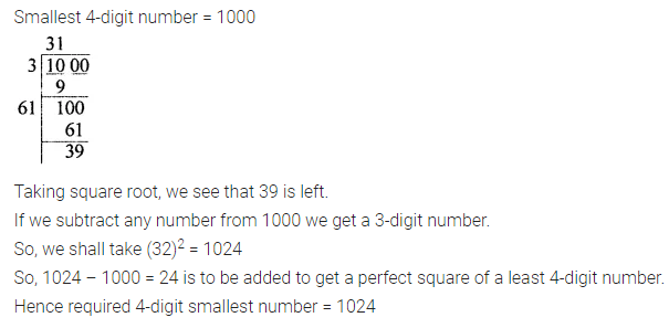 ML Aggarwal Class 8 Solutions for ICSE Maths Chapter 3 Squares and Square Roots Ex 3.4 17