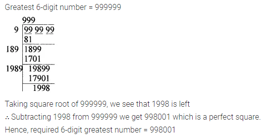 ML Aggarwal Class 8 Solutions for ICSE Maths Chapter 3 Squares and Square Roots Ex 3.4 18