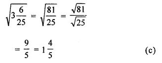 ML Aggarwal Class 8 Solutions for ICSE Maths Chapter 3 Squares and Square Roots Objective Type Questions 10