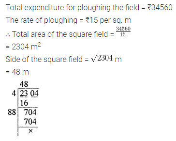 ML Aggarwal Class 8 Solutions for ICSE Maths Chapter 3 Squares and Square Roots Objective Type Questions 20