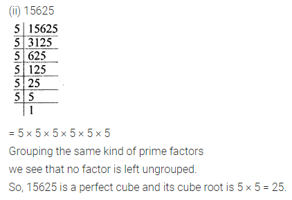 ML Aggarwal Class 8 Solutions for ICSE Maths Chapter 4 Cubes and Cube Roots Check Your Progress 2