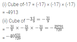 ML Aggarwal Class 8 Solutions for ICSE Maths Chapter 4 Cubes and Cube Roots Check Your Progress 3