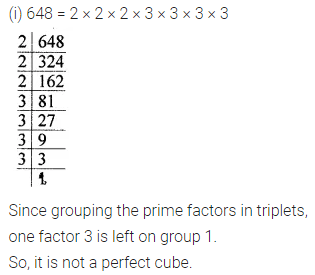 ML Aggarwal Class 8 Solutions for ICSE Maths Chapter 4 Cubes and Cube Roots Ex 4.1 1