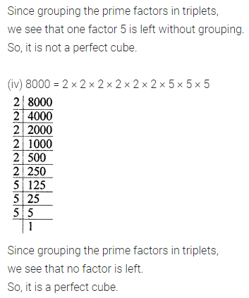 ML Aggarwal Class 8 Solutions for ICSE Maths Chapter 4 Cubes and Cube Roots Ex 4.1 3