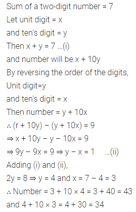 ML Aggarwal Class 8 Solutions for ICSE Maths Chapter 5 Playing with Numbers Check Your Progress 1
