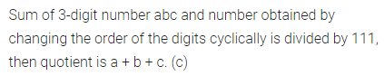 ML Aggarwal Class 8 Solutions for ICSE Maths Chapter 5 Playing with Numbers Objective Type Questions 5