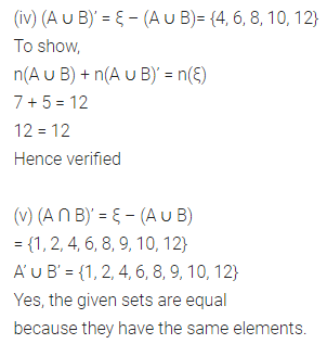 ML Aggarwal Class 8 Solutions for ICSE Maths Chapter 6 Operation on Sets Venn Diagrams Check Your Progress 5