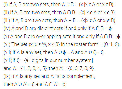 ML Aggarwal Class 8 Solutions for ICSE Maths Chapter 6 Operation on sets Venn Diagrams Objective Type Questions 1