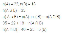 ML Aggarwal Class 8 Solutions for ICSE Maths Chapter 6 Operation on sets Venn Diagrams Objective Type Questions 11