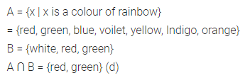 ML Aggarwal Class 8 Solutions for ICSE Maths Chapter 6 Operation on sets Venn Diagrams Objective Type Questions 3