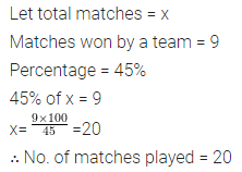 ML Aggarwal Class 8 Solutions for ICSE Maths Chapter 7 Percentage Check Your Progress 3