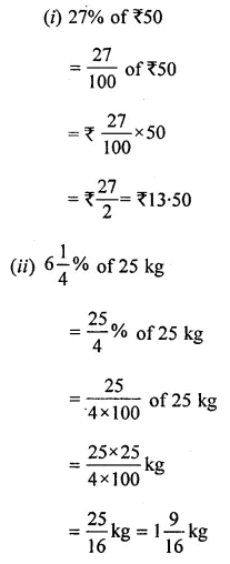 ML Aggarwal Class 8 Solutions for ICSE Maths Chapter 7 Percentage Ex 7.1 12