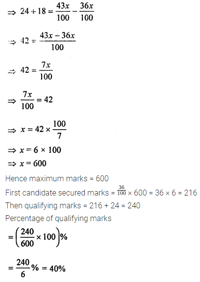 ML Aggarwal Class 8 Solutions for ICSE Maths Chapter 7 Percentage Ex 7.1 33