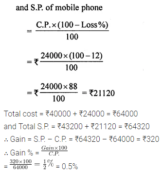 ML Aggarwal Class 8 Solutions for ICSE Maths Chapter 7 Percentage Ex 7.2 19