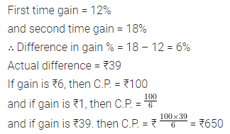 ML Aggarwal Class 8 Solutions for ICSE Maths Chapter 7 Percentage Ex 7.2 30