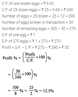 ML Aggarwal Class 8 Solutions for ICSE Maths Chapter 7 Percentage Ex 7.2 4