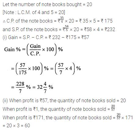 ML Aggarwal Class 8 Solutions for ICSE Maths Chapter 7 Percentage Ex 7.2 9