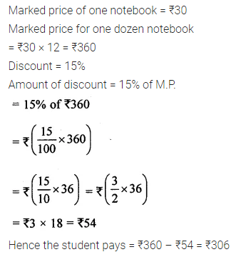 ML Aggarwal Class 8 Solutions for ICSE Maths Chapter 7 Percentage Ex 7.3 4