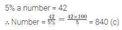 ML Aggarwal Class 8 Solutions for ICSE Maths Chapter 7 Percentage Objective Type Questions 9