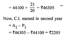 ML Aggarwal Class 8 Solutions for ICSE Maths Chapter 8 Simple and Compound Interest Objective Type Questions 16
