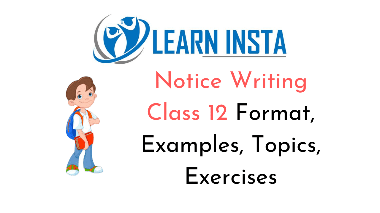 Notice Writing Class 12