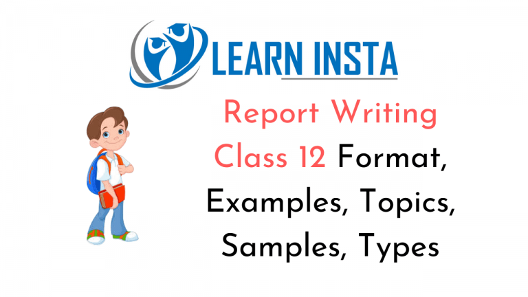 report writing 7th standard