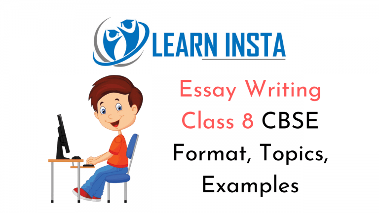 essay writing topics for class 8 cbse