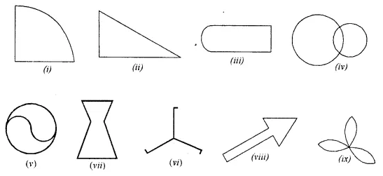 ML Aggarwal Class 6 Solutions for ICSE Maths Chapter 12 Symmetry Ex 12.1 1