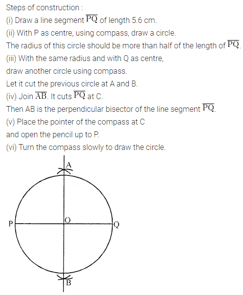 ML Aggarwal Class 6 Solutions for ICSE Maths Chapter 13 Practical Geometry Ex 13.2 9