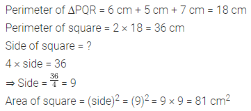 ML Aggarwal Class 6 Solutions for ICSE Maths Chapter 14 Mensuration Check Your Progress 4