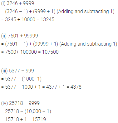 ML Aggarwal Class 6 Solutions for ICSE Maths Chapter 2 Whole Numbers Ex 2.3 1