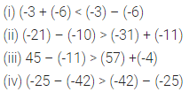 ML Aggarwal Class 6 Solutions for ICSE Maths Chapter 3 Integers Check Your Progress 1