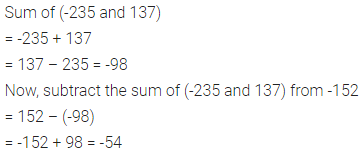 ML Aggarwal Class 6 Solutions for ICSE Maths Chapter 3 Integers Check Your Progress 6