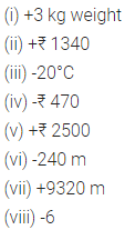 ML Aggarwal Class 6 Solutions for ICSE Maths Chapter 3 Integers Ex 3.1 2