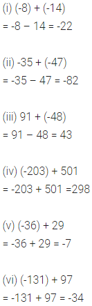 ML Aggarwal Class 6 Solutions for ICSE Maths Chapter 3 Integers Ex 3.2 3