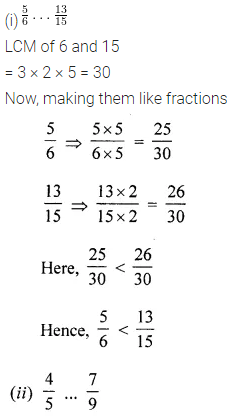ML Aggarwal Class 6 Solutions for ICSE Maths Chapter 6 Fractions Check Your Progress 7