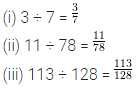 ML Aggarwal Class 6 Solutions for ICSE Maths Chapter 6 Fractions Ex 6.1 1