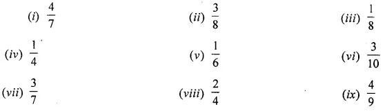 ML Aggarwal Class 6 Solutions for ICSE Maths Chapter 6 Fractions Ex 6.1 5