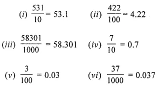 ML Aggarwal Class 6 Solutions for ICSE Maths Chapter 7 Decimals Ex 7.2 2