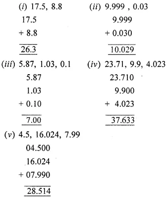 ML Aggarwal Class 6 Solutions for ICSE Maths Chapter 7 Decimals Ex 7.3 1