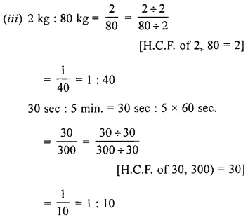 ML Aggarwal Class 6 Solutions for ICSE Maths Chapter 8 Ratio and Proportion Ex 8.2 10