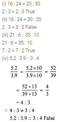 ML Aggarwal Class 6 Solutions for ICSE Maths Chapter 8 Ratio and Proportion Ex 8.2 3